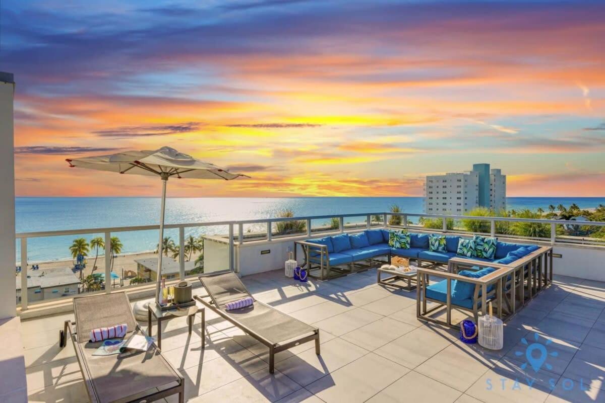 Near Beach - Rooftop Pool - Hot Tub - Broad-Walk Hollywood Bagian luar foto